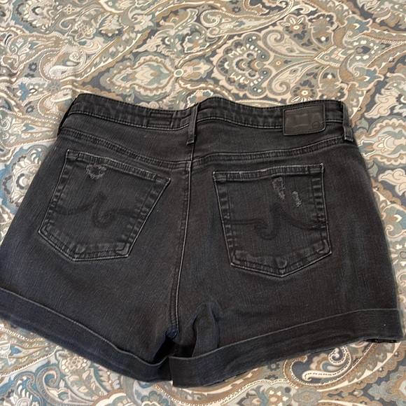 AG The Hailey Boy Black Jean Shorts - Picture 4 of 4